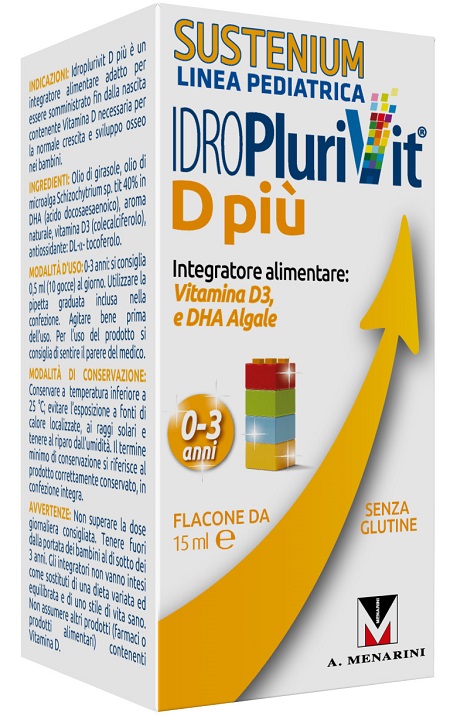 IDROPLURIVIT D+ SUSTENIUM 15 ML - Farmaciapacini.it