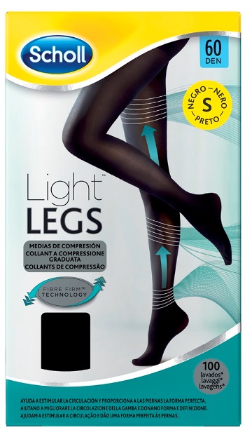 SCHOLL LIGHTLEGS 60 DENARI TAGLIA S COLORE NERO 1 PAIO - Farmaciapacini.it