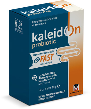 KALEIDON PROBIOTIC FAST BIANCO NATURALE 10 BUSTE OROSOLUBILI - Farmaciapacini.it
