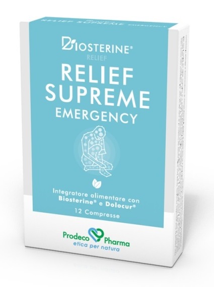 BIOSTERINE RELIEF SUPREME EMERGENCY 12 COMPRESSE - Farmaciapacini.it