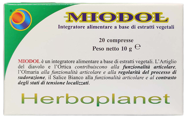 MIODOL 20 COMPRESSE BLISTER 10 G - Farmaciapacini.it
