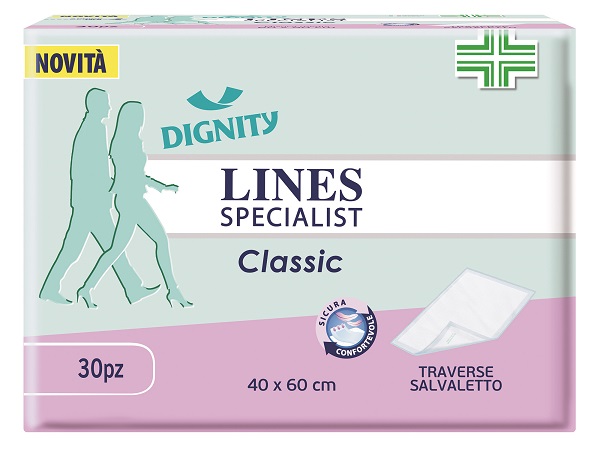 TRAVERSA PER INCONTINENZA LINES SPECIALIST CLASSIC 40X60 CM 30 PEZZI - Farmaciapacini.it