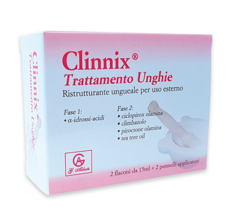 CLINNIX TRATTAMENTO UNGHIE 2 FLACONI 15 ML + 2 PENNELLI APPLICATORI - Farmaciapacini.it
