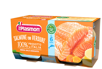 PLASMON OMOGENIZZATO SALMONE 4 X 80 G - Farmaciapacini.it