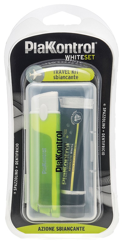 PLAKKONTROL WHITE SET TRAVEL KIT - Farmaciapacini.it