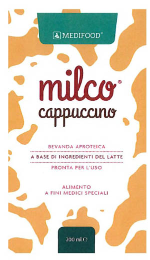 MEDIFOOD MILCO BEVANDA APROTEICA CAPPUCCINO 6 X 200 ML - Farmaciapacini.it