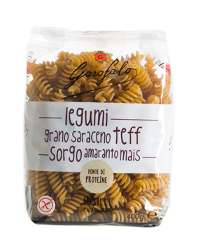GAROFALO FUSILLI PASTA SENZA GLUTINE LEGUMI E CEREALI 400 G - Farmaciapacini.it