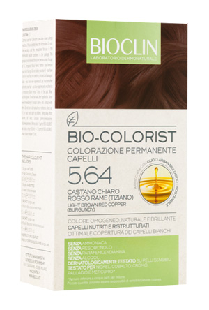 BIOCLIN BIO COLORIST 5,64 CASTANO CHIARO ROSSO RAME TIZIANO - Farmaciapacini.it