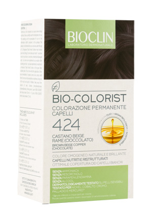 BIOCLIN BIO COLORIST 4,24 CASTANO BEIGE RAME CIOCCOLATO - Farmaciapacini.it