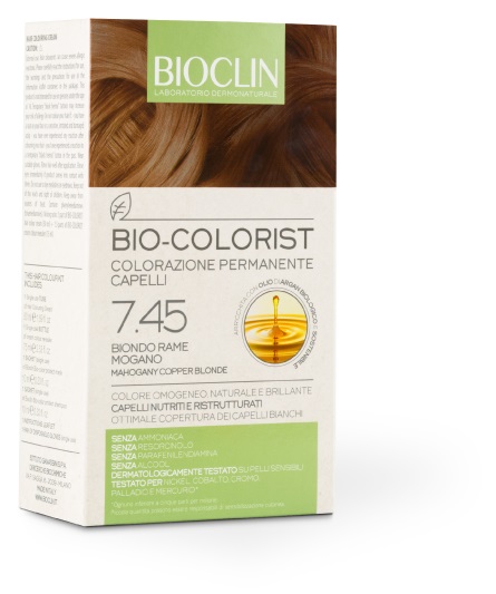 BIOCLIN BIO COLORIST 7,45 BIONDO RAME MOGANO - Farmaciapacini.it