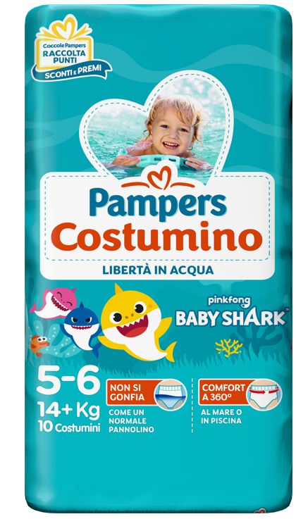PAMPERS COSTUMINO CP 10 TG 5+ TG 5+ 10 PEZZI - Farmaciapacini.it