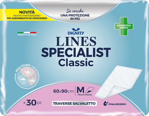 TRAVERSA LINES SPECIALIST CLASSIC 60X90CM TP 30 PEZZI - Farmaciapacini.it