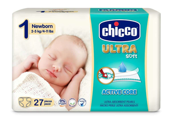 CHICCO PANNOLINO ULTRA CHICCHO NEWBORN 27 X 10 - Farmaciapacini.it