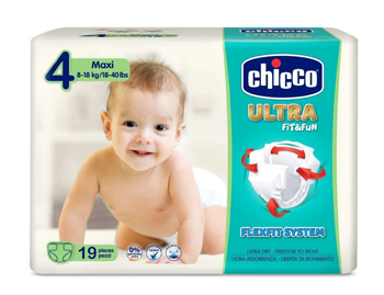 CHICCO PANNOLINO ULTRA CHICCHO MAXI 19 X 10 - Farmaciapacini.it