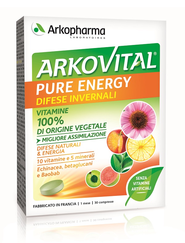 ARKOVITAL PURE ENERGY DIFESE INVERNALI 30 COMPRESSE - Farmaciapacini.it