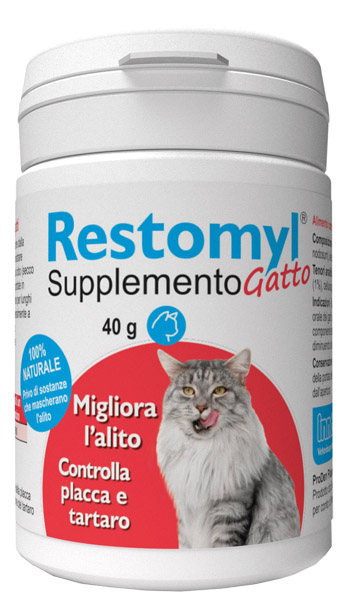 RESTOMYL SUPPLEMENTO GATTO FLACONCINO 40 G - Farmaciapacini.it