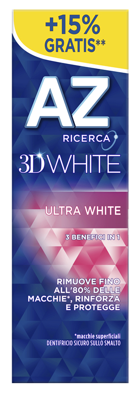 AZ 3D WHITE ULTRA WHITE DENTIFRICIO 75 ML - Farmaciapacini.it