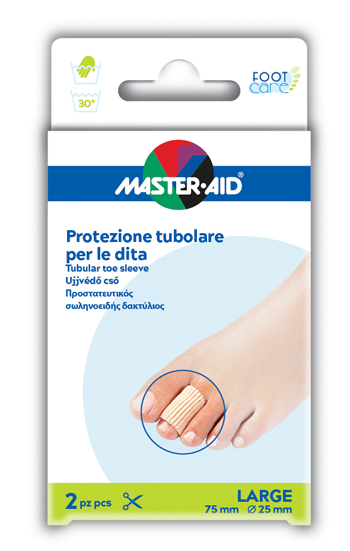 TUBO IN GEL MASTER-AID ELASTICIZZATO L 7,5 CM 2 PEZZI - Farmaciapacini.it