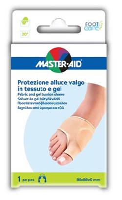 PROTEZIONE MASTER-AID IN GEL E TESSUTO PER ALLUCE VALGO 1 PEZZO - Farmaciapacini.it