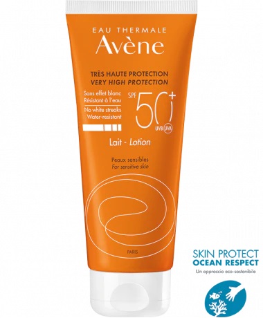 EAU THERMALE AVENE SOLARE LATTE SPF50+ 100 ML NUOVA FORMULA - Farmaciapacini.it