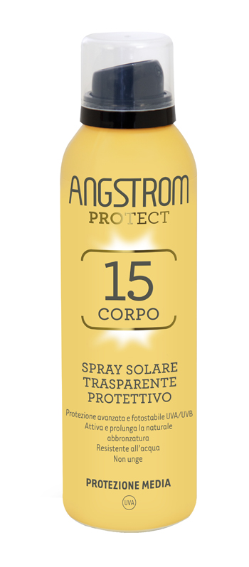 ANGSTROM PROTECT 15 CORPO SPRAY SOLARE TRASPARENTE 150 ML - Farmaciapacini.it