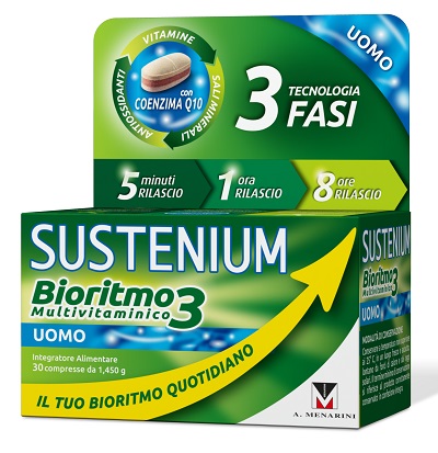 SUSTENIUM BIORITMO3 UOMO ADULTO 30 COMPRESSE - Farmaciapacini.it