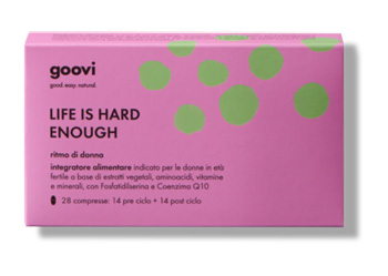 GOOVI LIFE IS HARD ENOUGH RITMO DI DONNA 28 COMPRESSE - Farmaciapacini.it