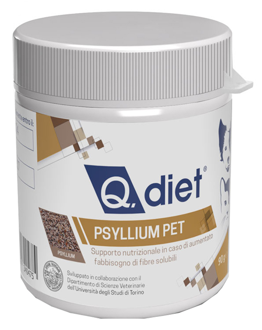 Q DIET PSYLLIUM PET POLVERE 90 G - Farmaciapacini.it