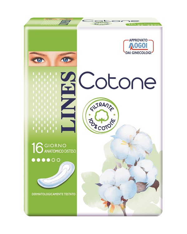 LINES COTONE NON ULTRA ANATOMICI DISTESI 16 PEZZI - Farmaciapacini.it