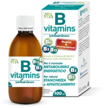 SANAVITA B VITAMINS SOLUZIONE 100 ML - Farmaciapacini.it