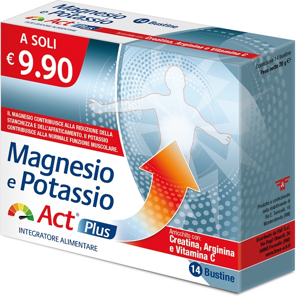 MAGNESIO E POTASSIO ACT PLUS 14 BUSTINE - Farmaciapacini.it