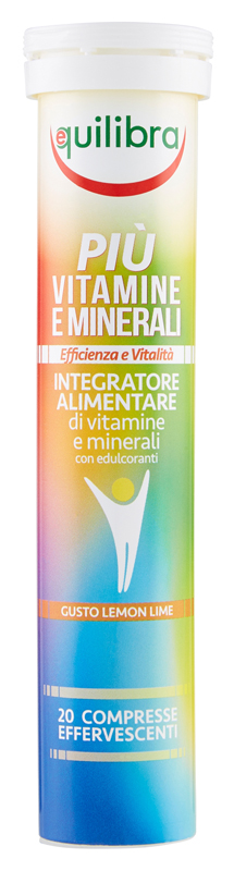 PIU' VITAMINE E MIN 20 COMPRESSE EFFERVESCENTI - Farmaciapacini.it