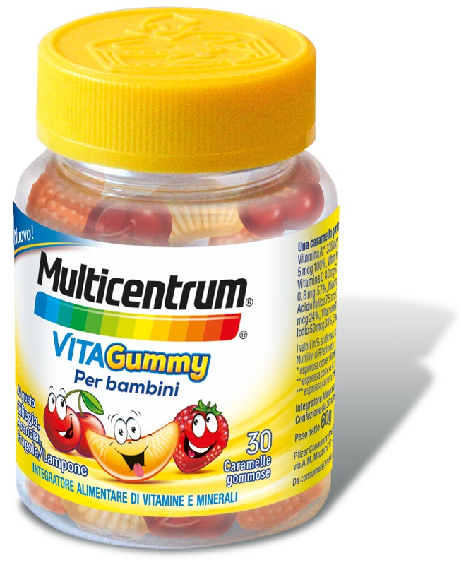 MULTICENTRUM VITAGUMMY 30 CARAMELLE GOMMOSE - Farmaciapacini.it