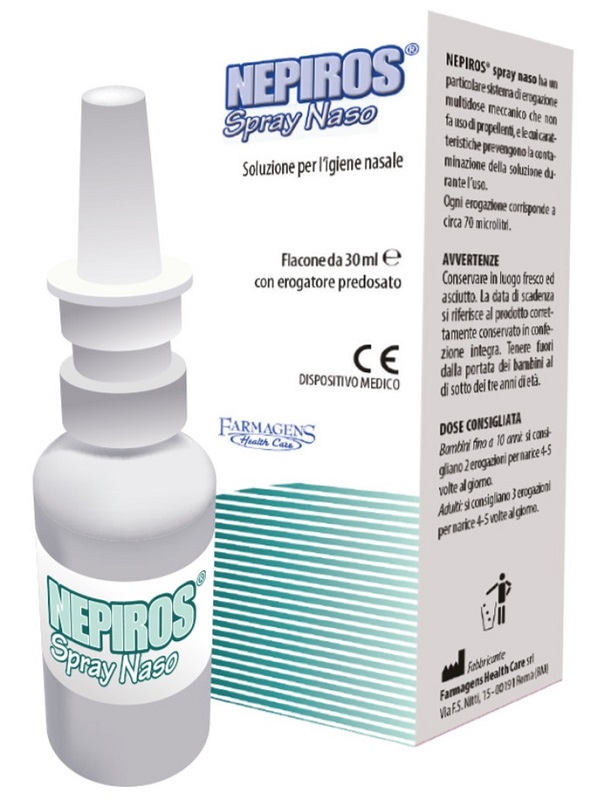 SOLUZIONE PER L'IGIENE NASALE SPRAY NEPIROS 30 ML - Farmaciapacini.it