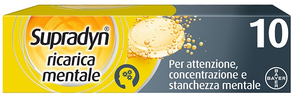 SUPRADYN RICARICA MENTALE 10 COMPRESSE - Farmaciapacini.it