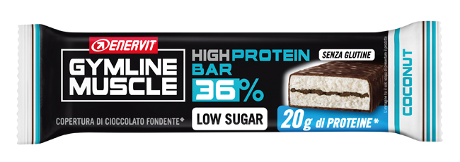 GYMLINE 20G PROTEINBAR LS COCONUT 55 G - Farmaciapacini.it