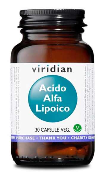 VIRIDIAN ACIDO ALFA LIPOICO 30 CAPSULE VEGETALI - Farmaciapacini.it