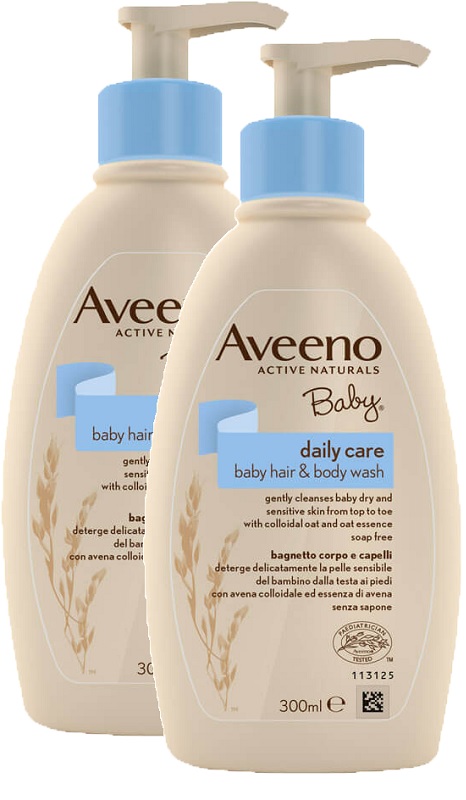AVEENO BABY BAGNETTO TESTA PIEDI 300 ML BUNDLE - Farmaciapacini.it
