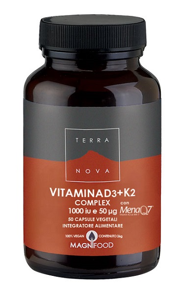 TERRANOVA VITAMINA D3 + K2 50 CAPSULE - Farmaciapacini.it