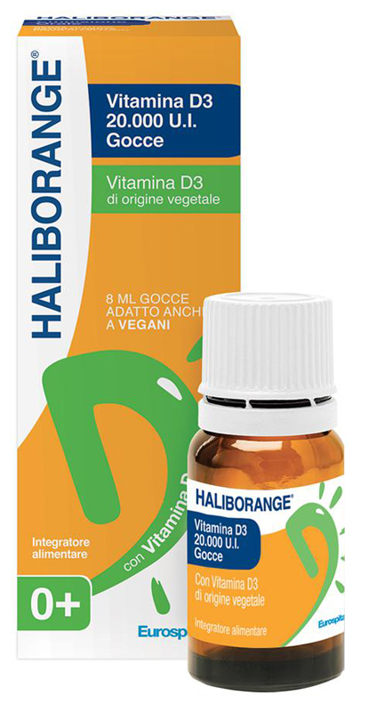 HALIBORANGE GOCCE 20000 UI COLECALCIFEROLO 8 ML - Farmaciapacini.it