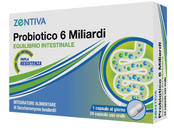 ZENTIVA PROBIOTICO 6 MILIARDI 24 CAPSULE VEGETALI - Farmaciapacini.it