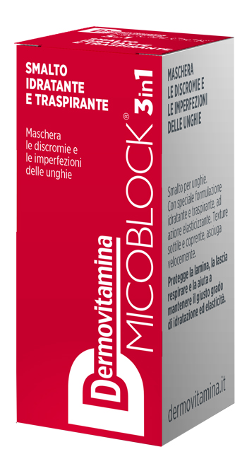 DERMOVITAMINA MICOBLOCK 3 IN 1 SMALTO IDRATANTE E TRASPIRANTE ROSSO 5 ML - Farmaciapacini.it