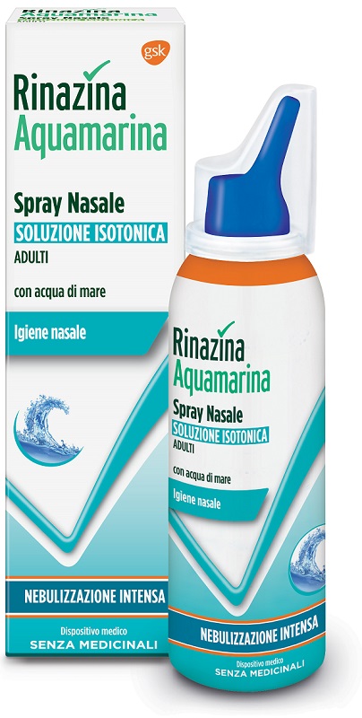 RINAZINA AQUAMARINA ISOTONICA SPRAY NEBULIZZAZIONE INTENSA 100 ML - Farmaciapacini.it