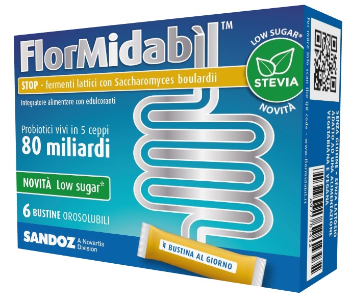 FLORMIDABIL STOP 6 BUSTINE CON STEVIA - Farmaciapacini.it