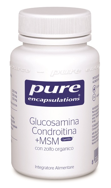 PURE ENCAPSULATIONS GLUCOSAMINA CONDROITINA + MSM 30 CAPSULE - Farmaciapacini.it
