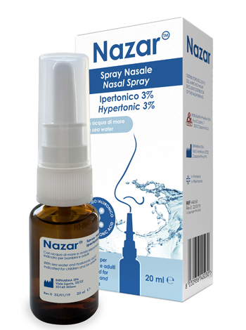 NAZAR SPRAY NASALE IPERTONICO 3% 20 ML - Farmaciapacini.it