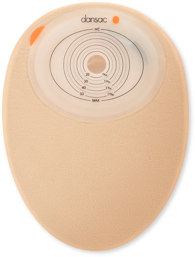 DANSAC NOVALIFE TRE 1 SACCA CHIUSA OPACA PIANA MIDI PER COLOSTOMIA CON FINESTRA RITAGLIABILE 15-55X70 MM 470 ML 30 PEZZI - Farmaciapacini.it