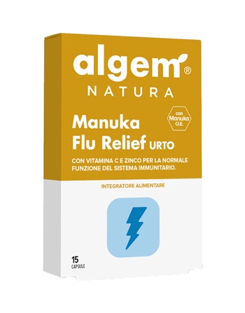 ALGEM MANUKA FLU RELIEF URTO 15 CAPSULE - Farmaciapacini.it