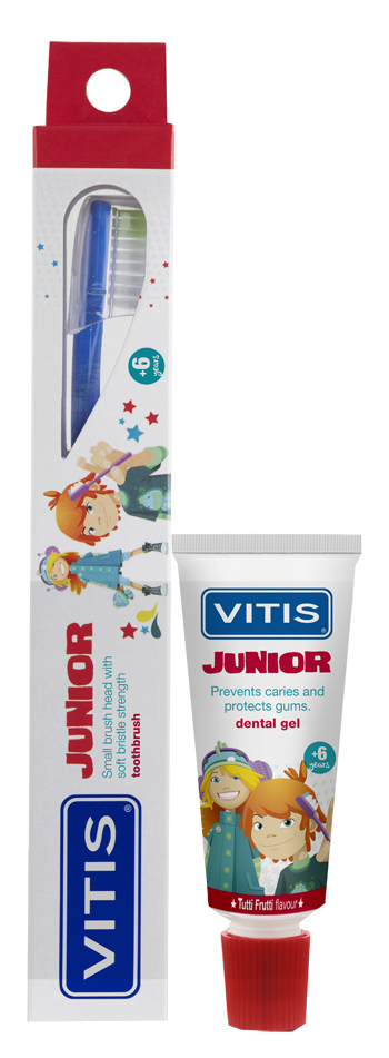 VITIS JUNIOR SPAZZOLINO + GEL 15 ML - Farmaciapacini.it
