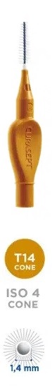 CURASEPT PROXI T14 CONE OCRA/DARK GOLD 1 PEZZO - Farmaciapacini.it